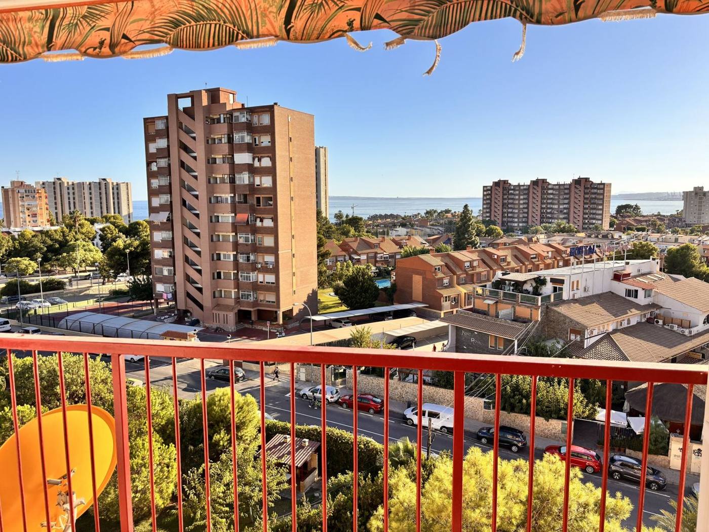 Vistas abiertas desde la terraza de la vivienda